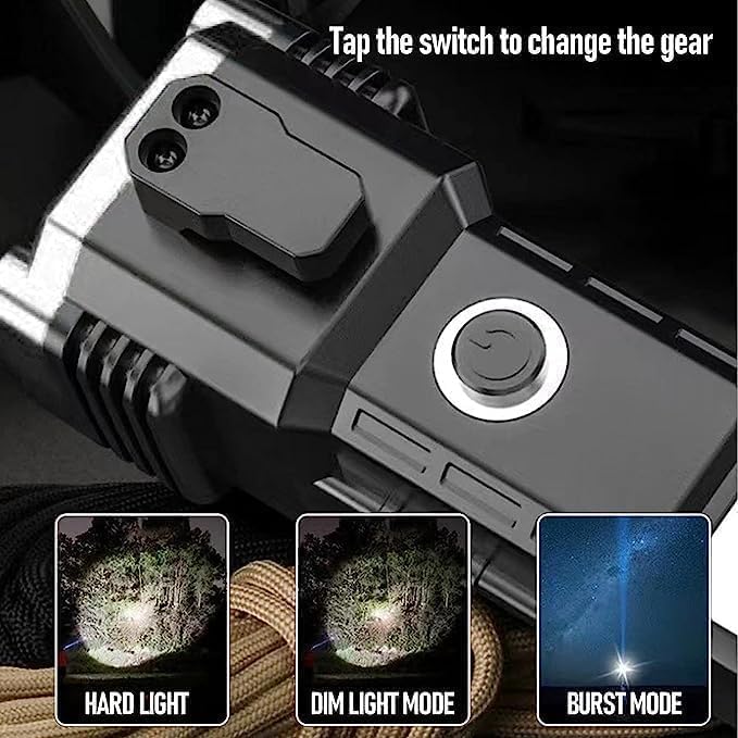 High Beam LED Torch with Multipurpose uses, Original Quality