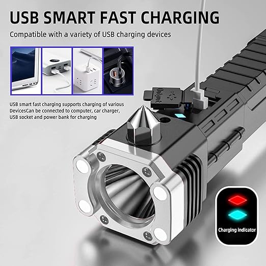 High Beam LED Torch with Multipurpose uses, Original Quality